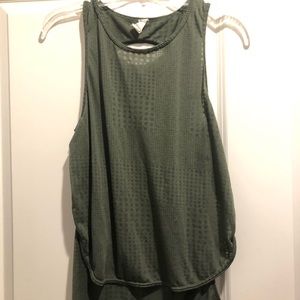 Mondetta green tank top
